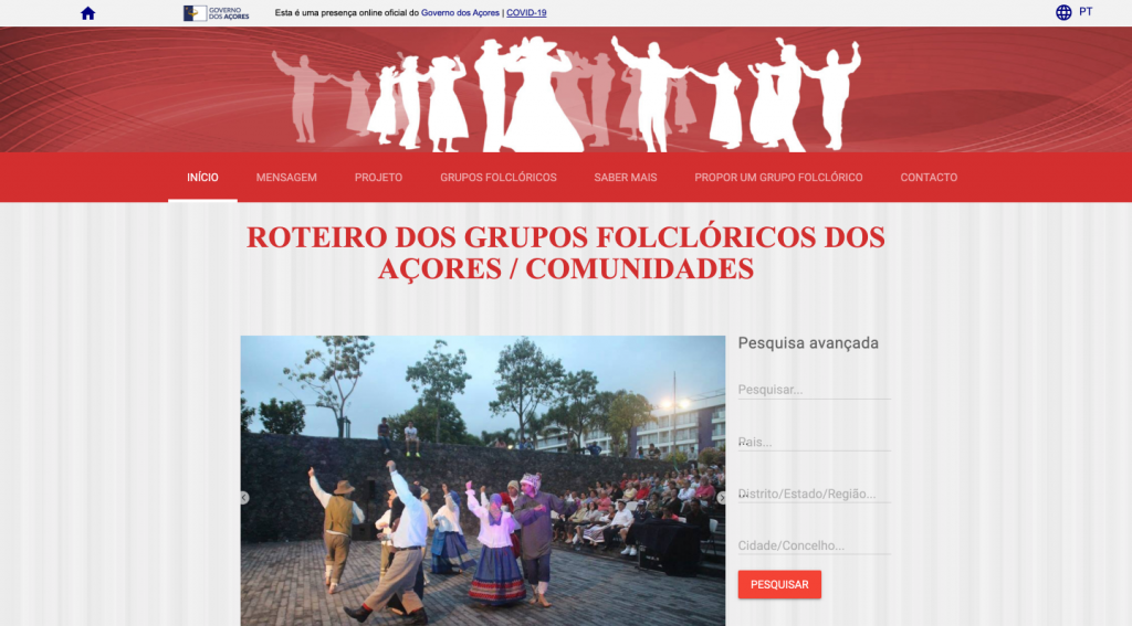 Roteiro dos Grupos Folclóricos dos Açores / Comunidades