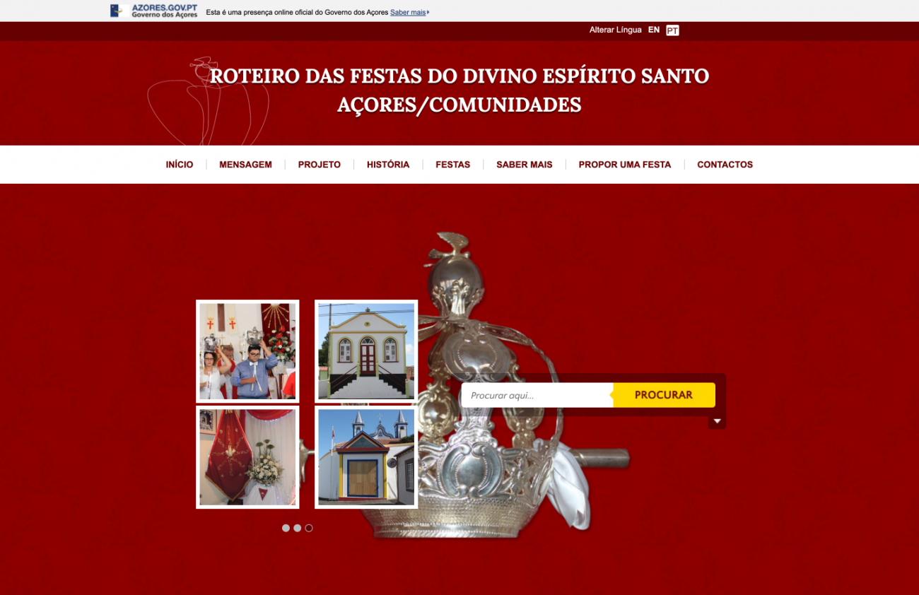 Roteiro das Festas do Divino Espírito Santos Açores / Comunidades